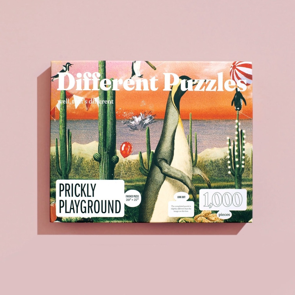 NWT Different Puzzles "Prickly Playground" 1000-Piece Jigsaw Puzzle